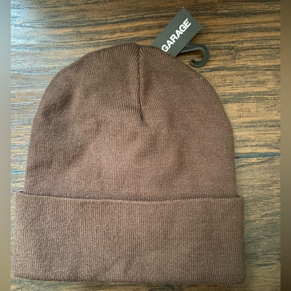 NWT Garage Brown Beanie